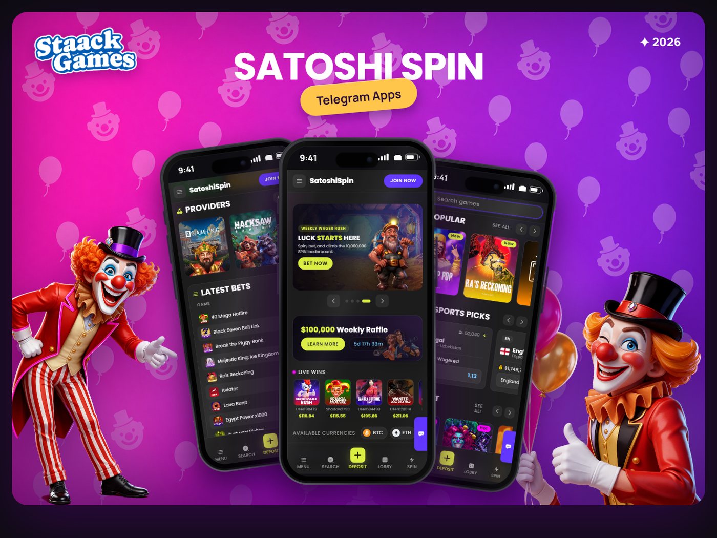 Satoshi Spin Telegram mini app